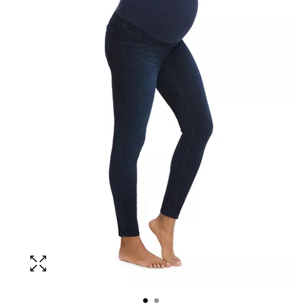 SPANX (SIZE SM) Mama Ankle Jean-ish Leggings